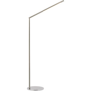 Kelly Wearstler Cona 42.5 inch 12.00 watt Polished Nickel Articulating Floor Lamp Portable Light, Large