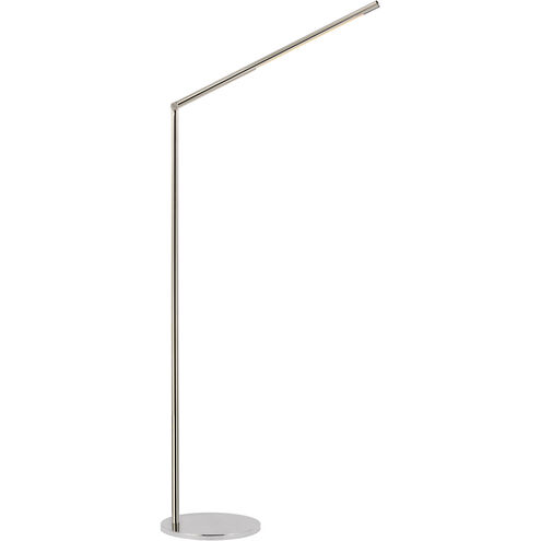 Kelly Wearstler Cona 42.5 inch 12.00 watt Polished Nickel Articulating Floor Lamp Portable Light, Large