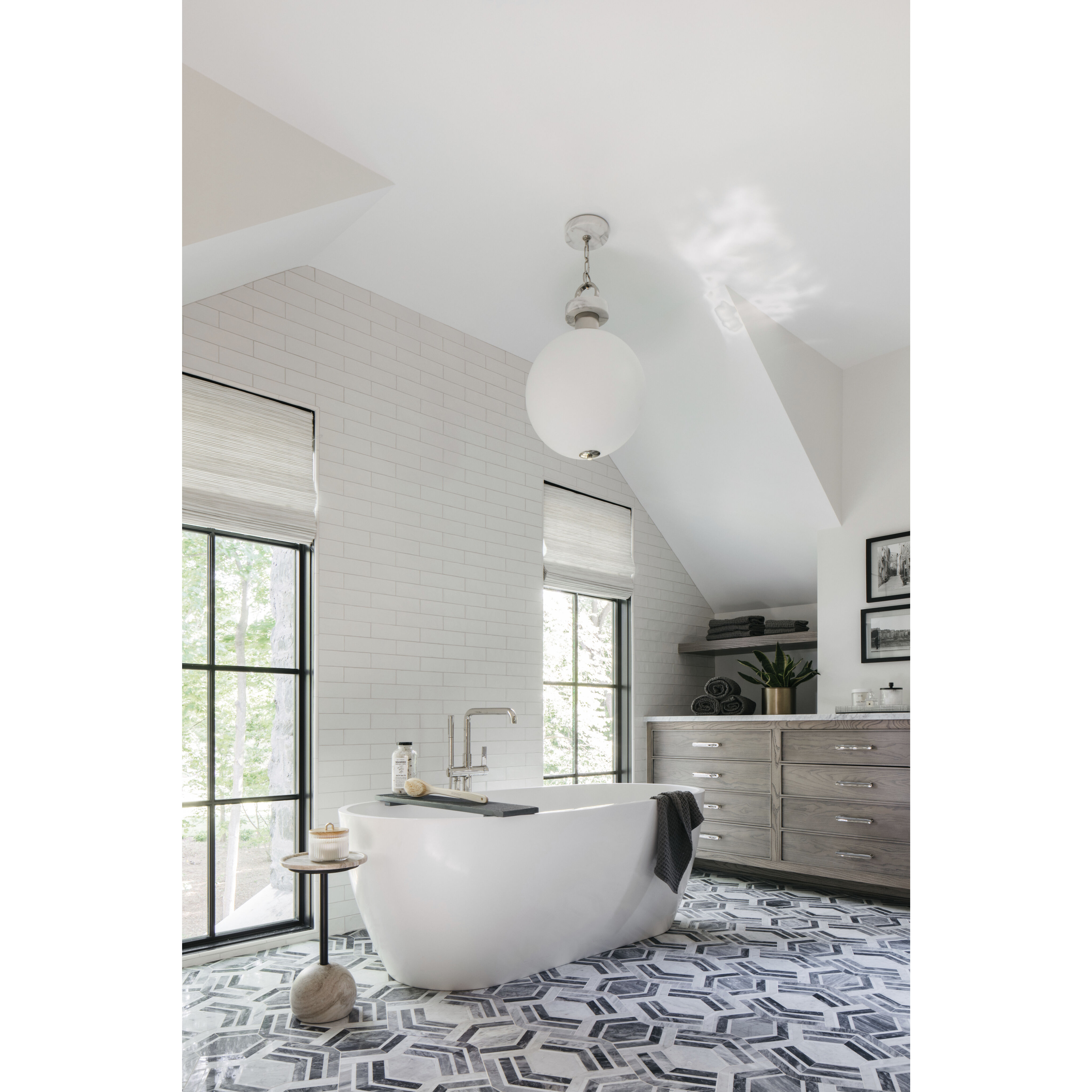 Haru 1 Light 18 inch Burnished Nickel Pendant Ceiling Light