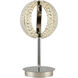 Canada 27 inch 24.00 watt Chrome LED Table Lamp Portable Light