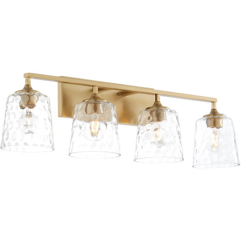 Eldorado 4 Light 34.25 inch Aged Brass Vanity Light Wall Light