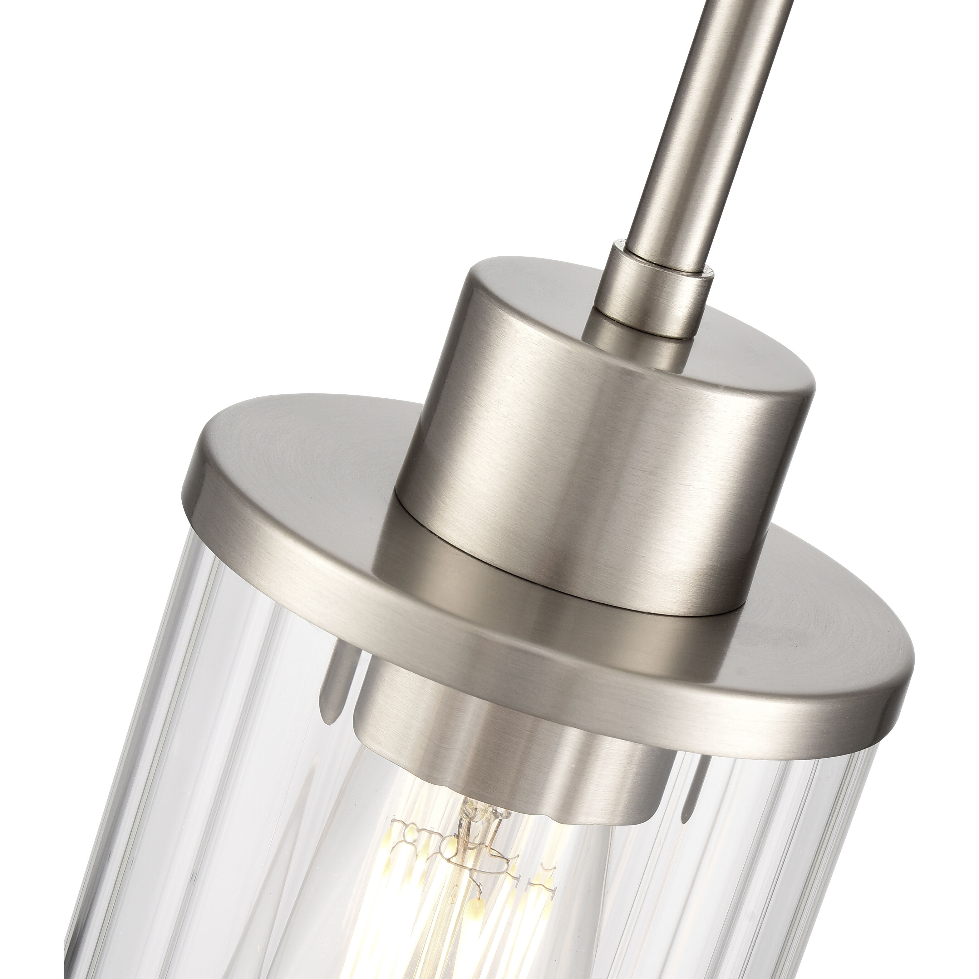 Beverlly 1 Light 4.5 inch Brushed Nickel Pendant Ceiling Light