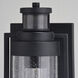 Lawton Textured Black Outdoor Motion Sensor