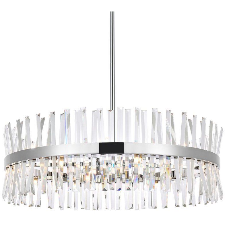 Serephina 16 Light 36 inch Chrome Chandelier Ceiling Light