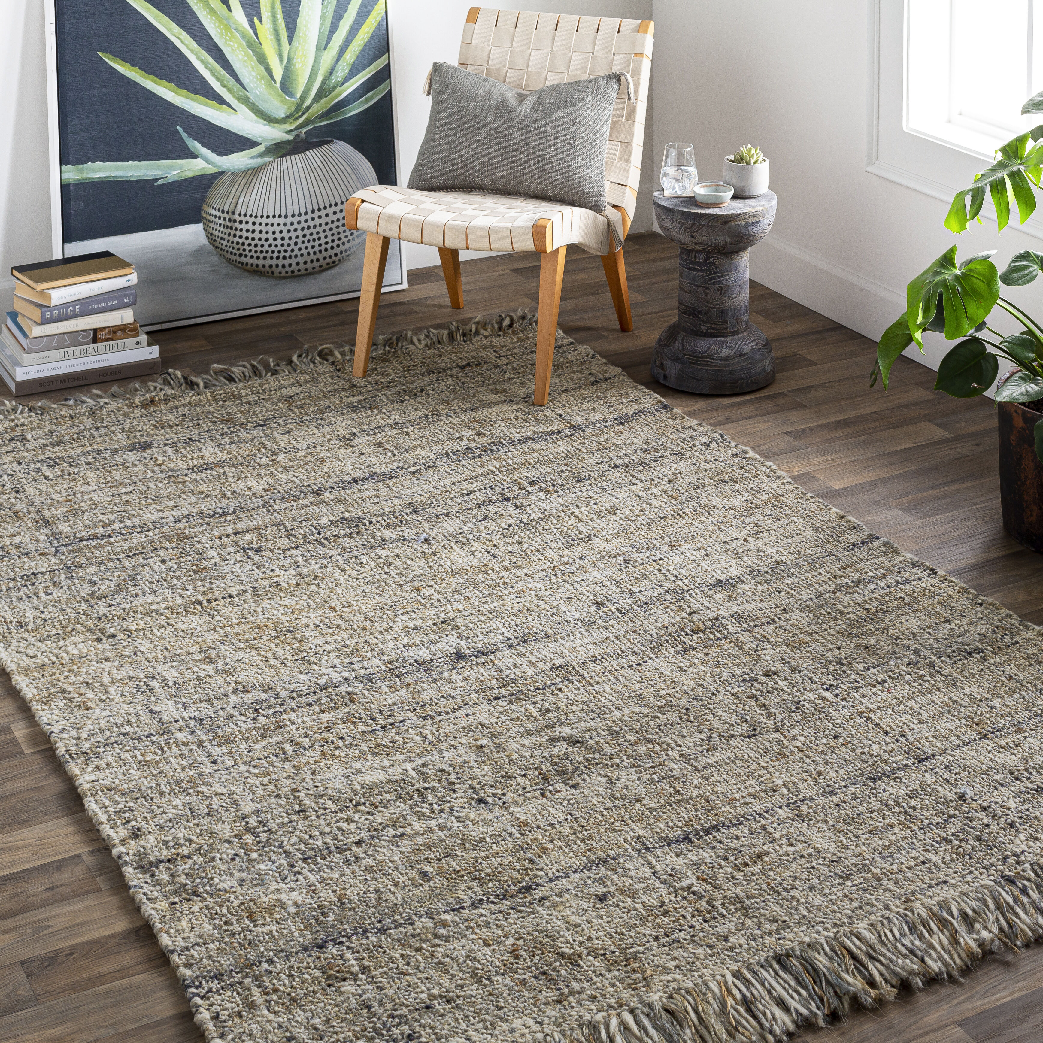 Linden 144 X 106 inch Charcoal Rug in 9 X 12, Rectangle