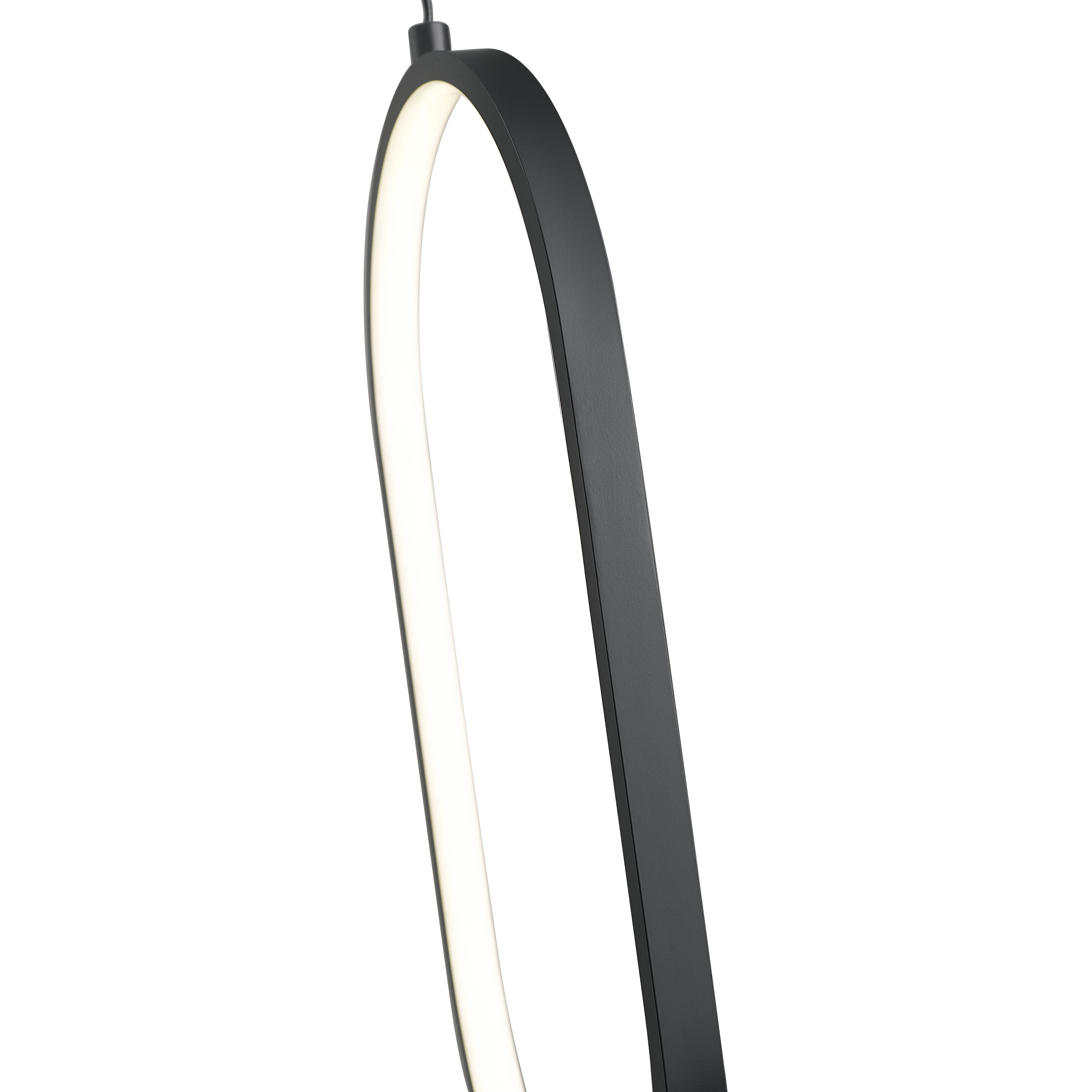 Saros Pendant Ceiling Light in Matte Black, LED