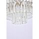 Sydney 9 Light 26 inch Satin Gold Chandelier Ceiling Light in Clear
