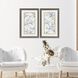 Blue Flower Beauty Blue and Brown Framed Art, Propac