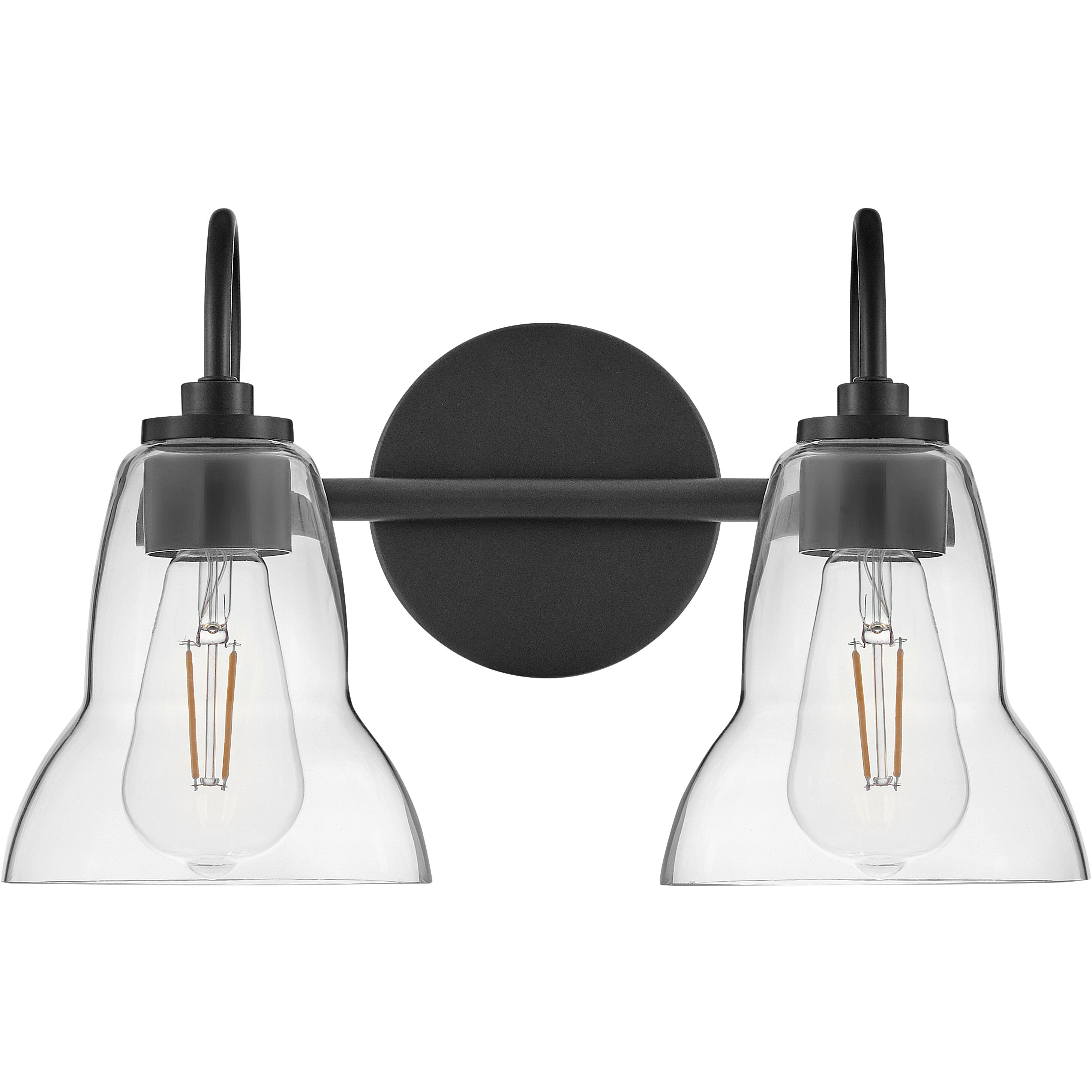 Vera LED 15 inch Black Bath Light Wall Light