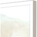 Waterside Collection Lacquered White Wood Shadow Box Style Framed Art