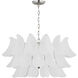 C&M by Chapman & Myers Chloe 5 Light 31.75 inch Polished Nickel Chandelier Ceiling Light
