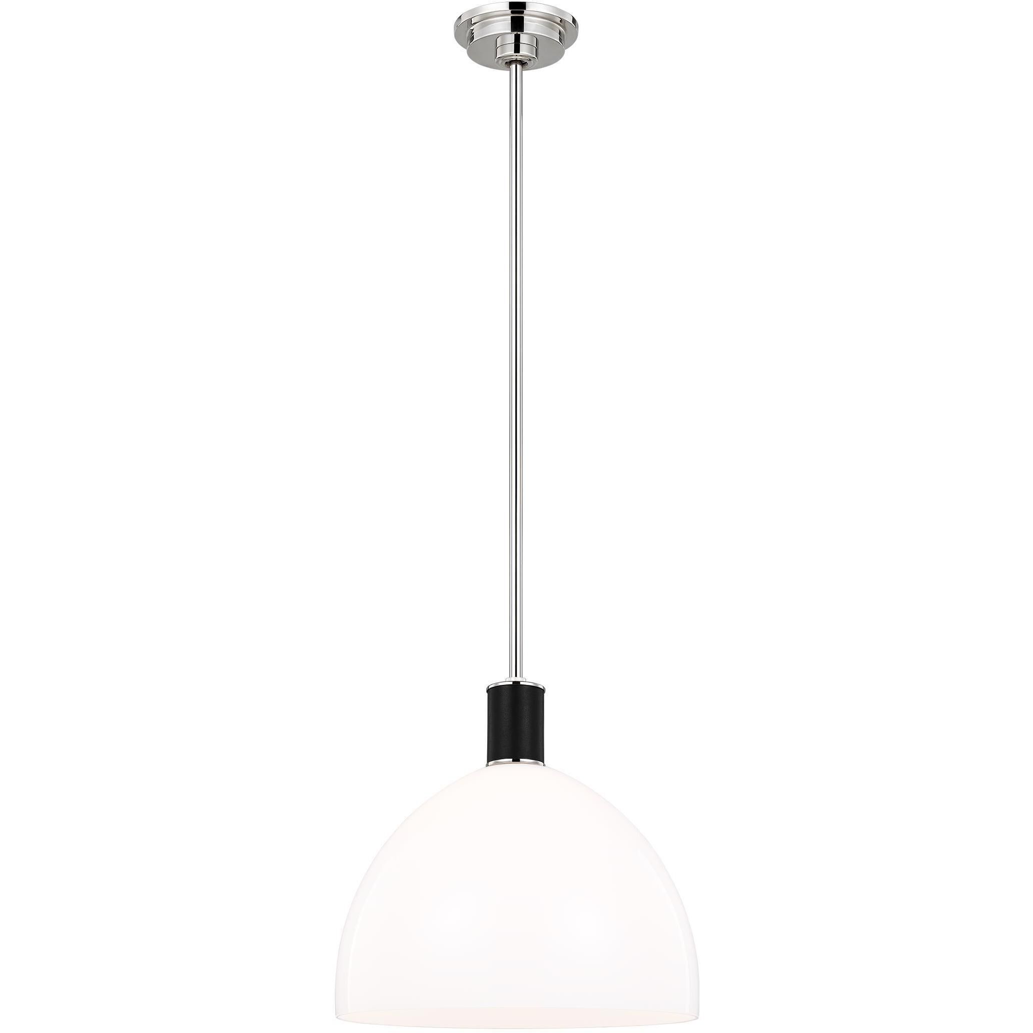 Hadley 1 Light 13 inch Polished Nickel Pendant Ceiling Light