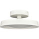 Nancy LED 13.75 inch Matte White Semi Flush Mount Ceiling Light