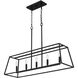 Prescott 5 Light 36 inch Matte Black Island Light Ceiling Light