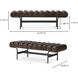 Harrison Brown Living Room Bench
