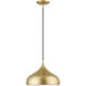 Amador 1 Light 12 inch Soft Gold with Polished Brass Accents Pendant Ceiling Light