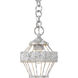 Ferris 1 Light 8 inch Oyster Mini Pendant Ceiling Light