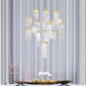 Carolina LED 32 inch Gold Leaf Down Chandelier Ceiling Light