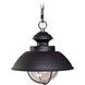Harwich LED 10 inch Textured Black Outdoor Pendant
