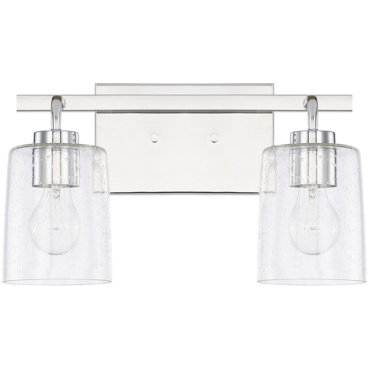 Greyson 2 Light 15 inch Chrome Vanity Light Wall Light