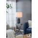 Ellis 28 inch 60 watt Blue/Cream Table Lamp Portable Light
