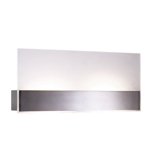 Flat 2 Light 15.75 inch Satin Nickel Wall Sconce Wall Light