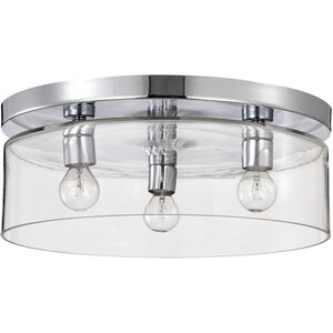 Marlowe 15 inch Polished Nickel Flush Mount Ceiling Light
