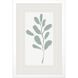 Florals Collection Block Profile Matted White Framed Art