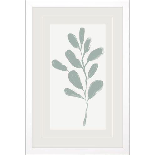 Florals Collection Block Profile Matted White Framed Art