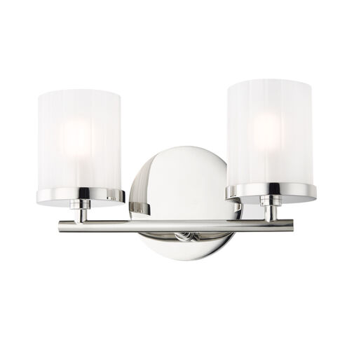 Ryan 2 Light 11 inch Polished Nickel Bath Vanity Wall Light