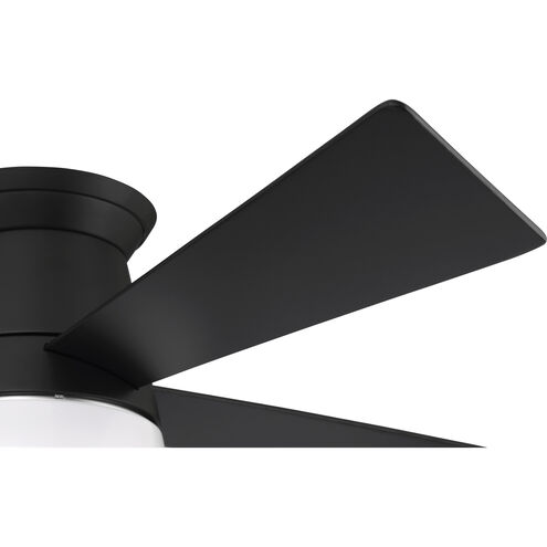 Revello 52 inch Flat Black with Flat Black/Flat Black Blades Ceiling Fan