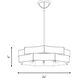 Atherton 5 Light 24 inch Warm Brass Pendant Ceiling Light