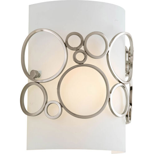Bingo 1 Light 8 inch Brushed Nickel ADA Wall Sconce Wall Light
