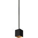 Sean Lavin Exo LED 5.2 inch Gold Haze Pendant Ceiling Light in 12 inch, LED 90 CRI 2700K, 40 Degree, Matte Black/Gold Haze, Integrated LED