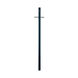 Direct Burial 84 inch Matte Black Exterior Lamp Post