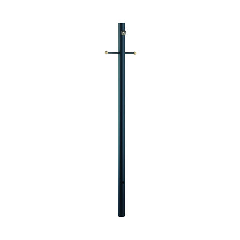 Direct Burial 84 inch Matte Black Exterior Lamp Post
