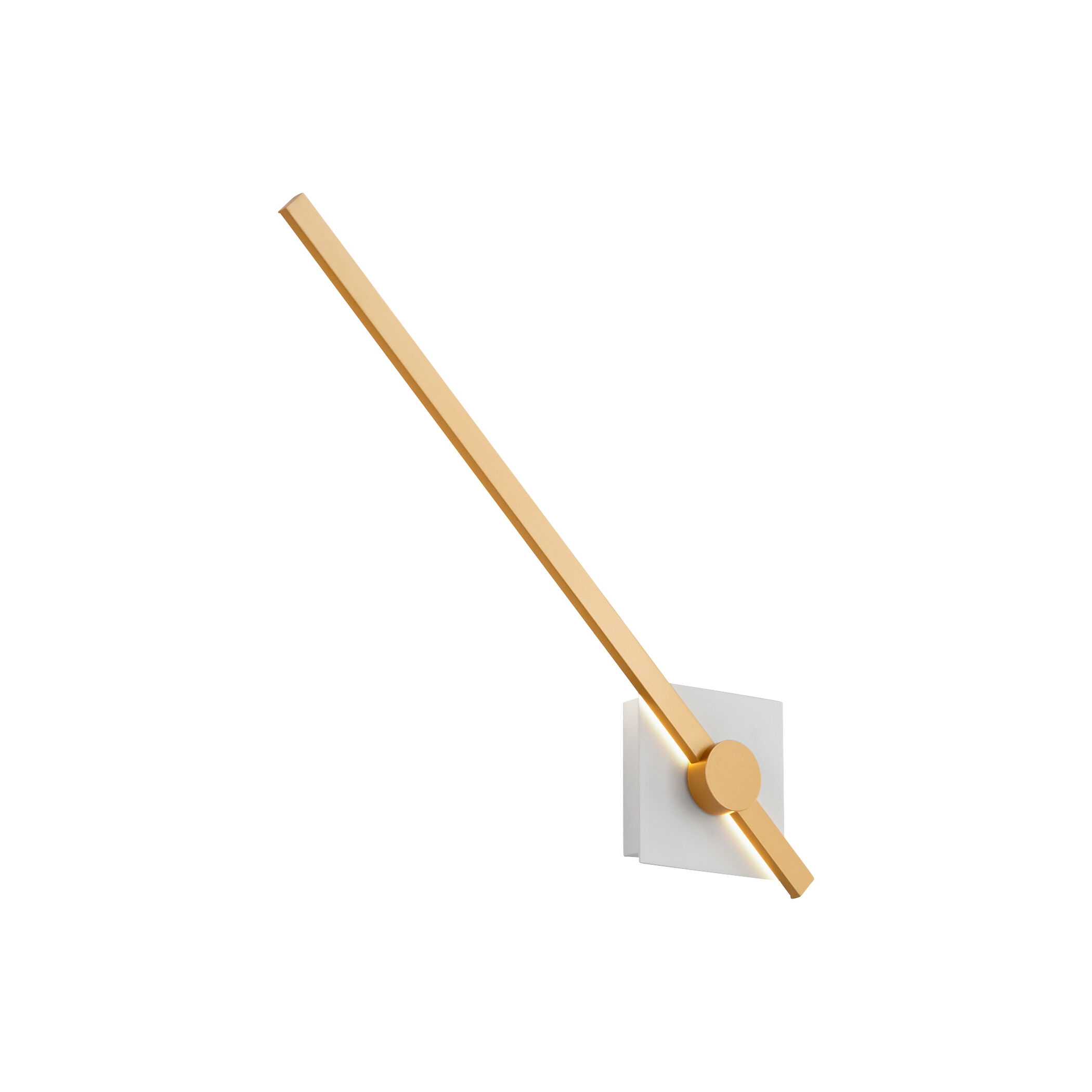 Zora 1 Light 21 inch White/Industrial Brass Sconce Wall Light