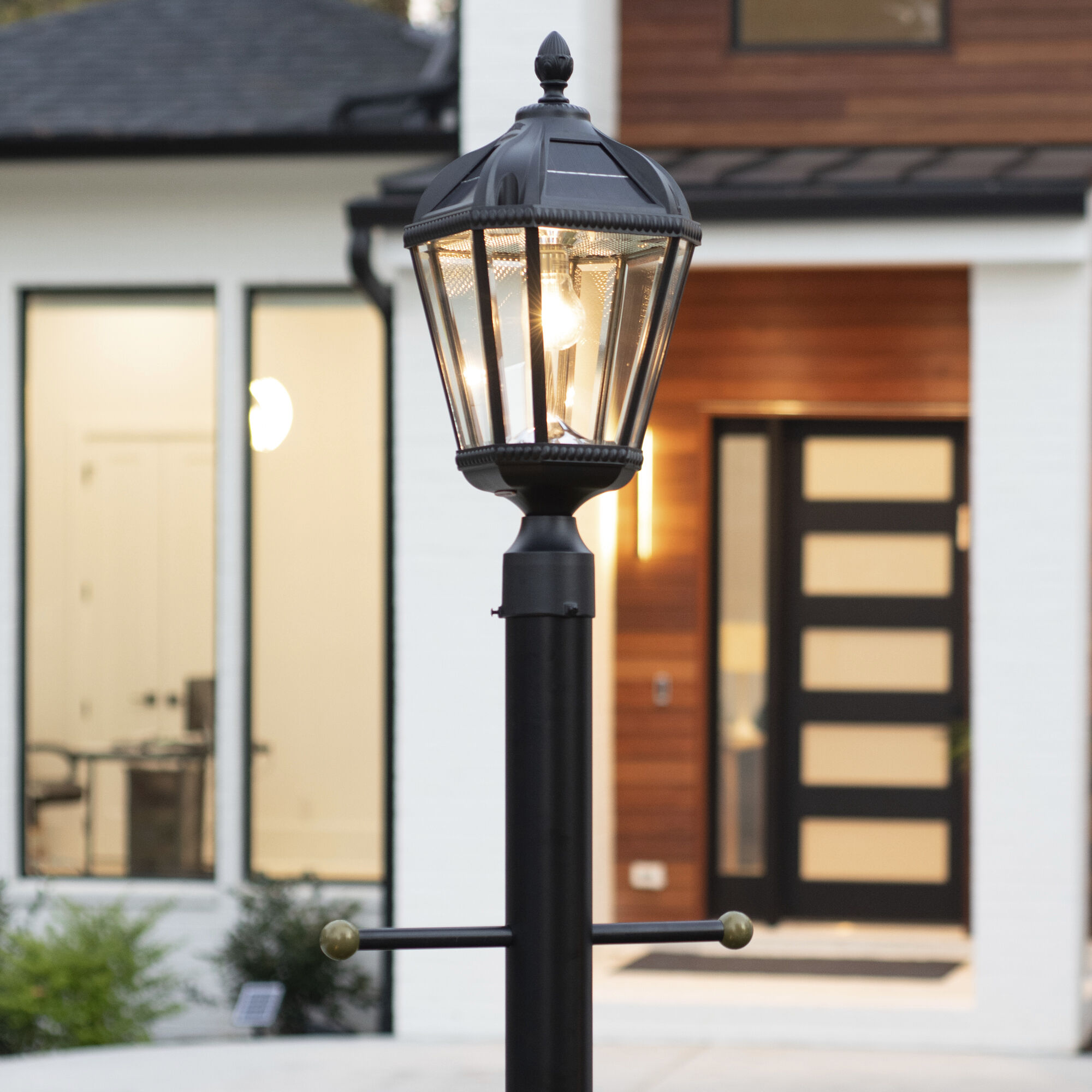 Gama Sonic 98B012 Royal LED 18 inch Black Post Light