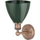 Plymouth Dome 1 Light 7.5 inch Antique Copper and Green Sconce Wall Light