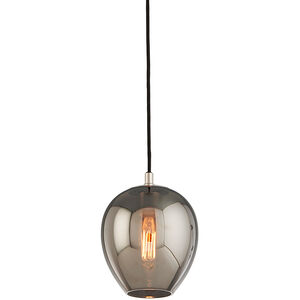 Newland 1 Light 7 inch Carbide Black and Polished Nickel Pendant Ceiling Light
