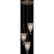 Mirage 3 Light 17.5 inch Bronze Pendant Ceiling Light