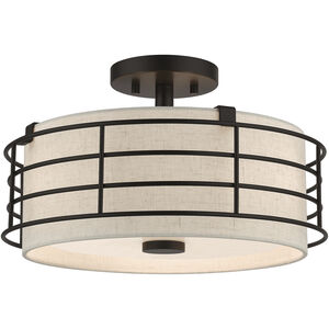 Blanchard 3 Light 15.00 inch Semi-Flush Mount