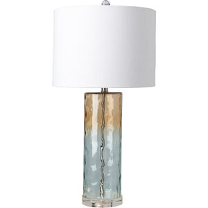 Astor 27.5 inch 100 watt Sky Blue Table Lamp Portable Light