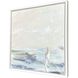 Calm Waters Blue and Green and Metallic and White Canvas, The Studio