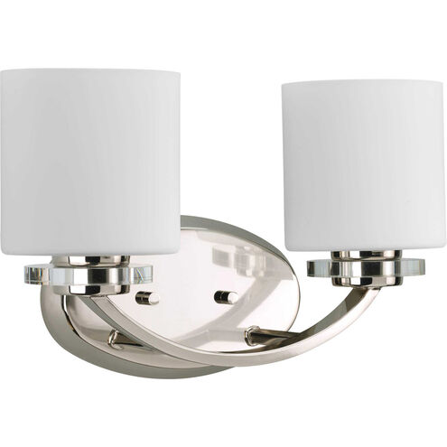 Nisse 2 Light 14.63 inch Polished Nickel Bath Vanity Wall Light