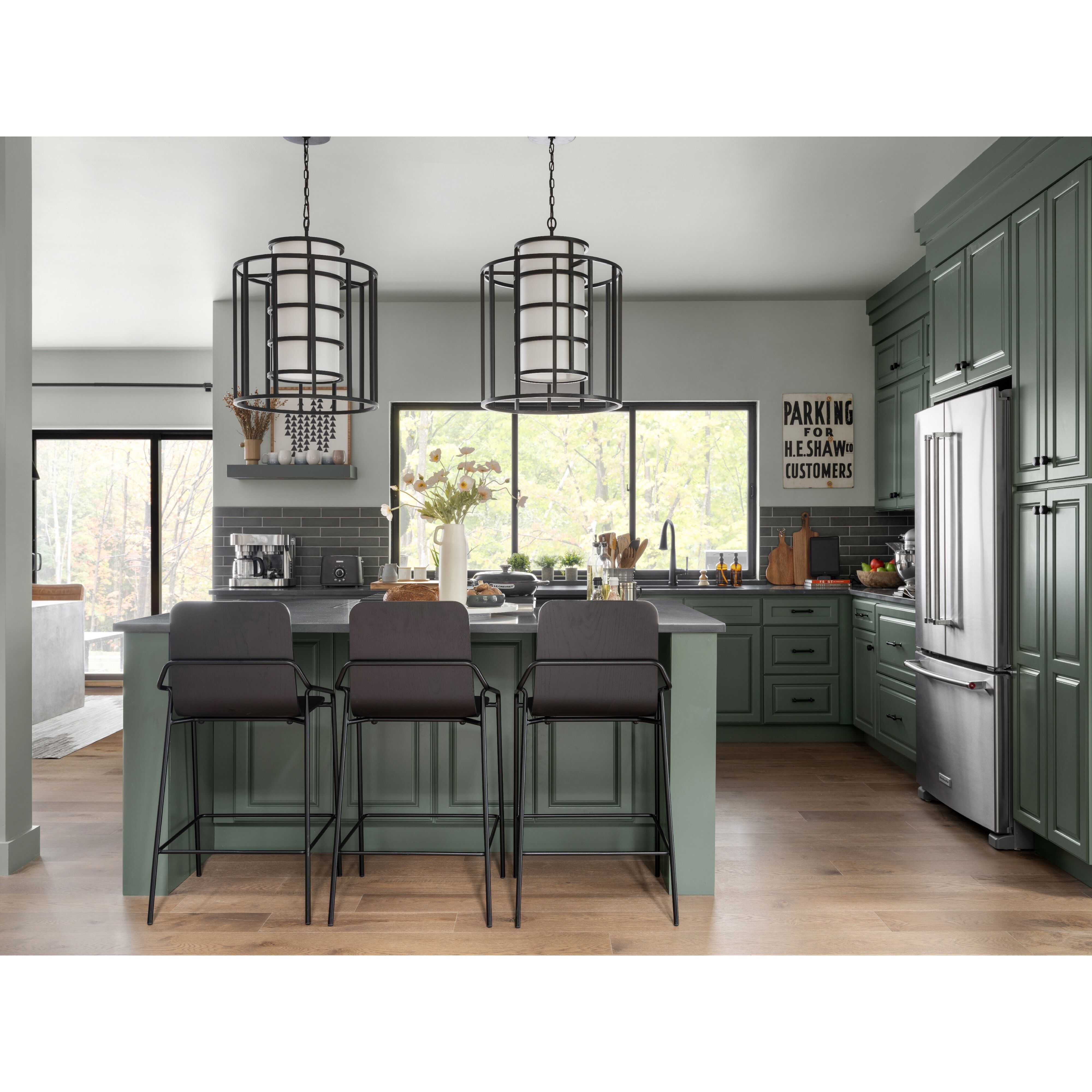 Hulton 6 Light 21 inch Matte Black Lantern Chandelier Ceiling Light