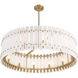 Bardon 12 Light 36 inch Celeste Brass Pendant Ceiling Light