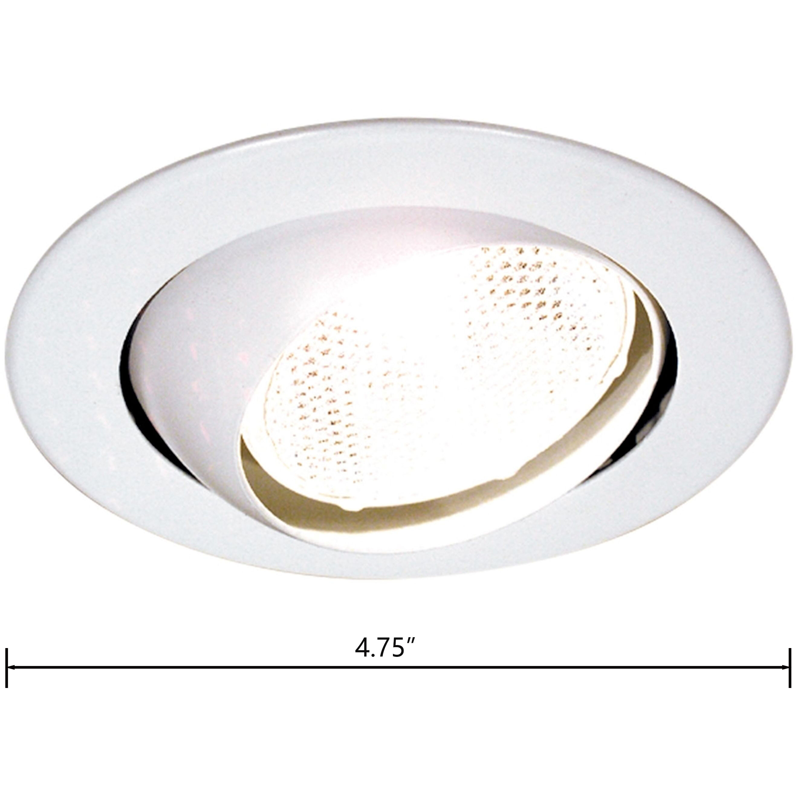 Dru White Recessed Trim