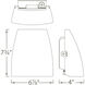 Endurance LED 4.38 inch Bronze Flood Light in 3000K