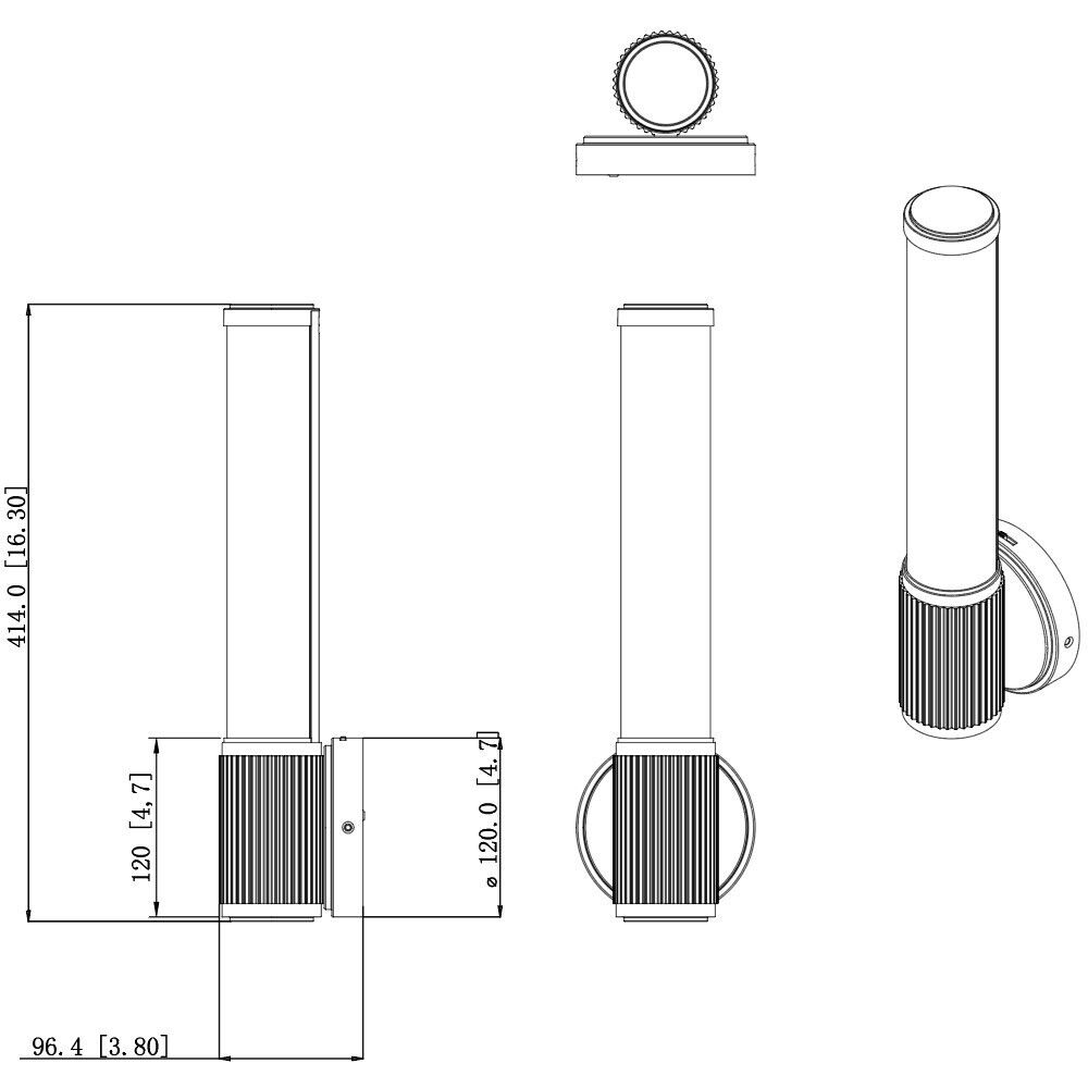 Solange Wall Sconce Wall Light in Modern Gold